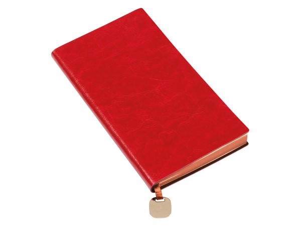 9,5x17,5 SOFT TARİHSİZ AJANDA KIRMIZI